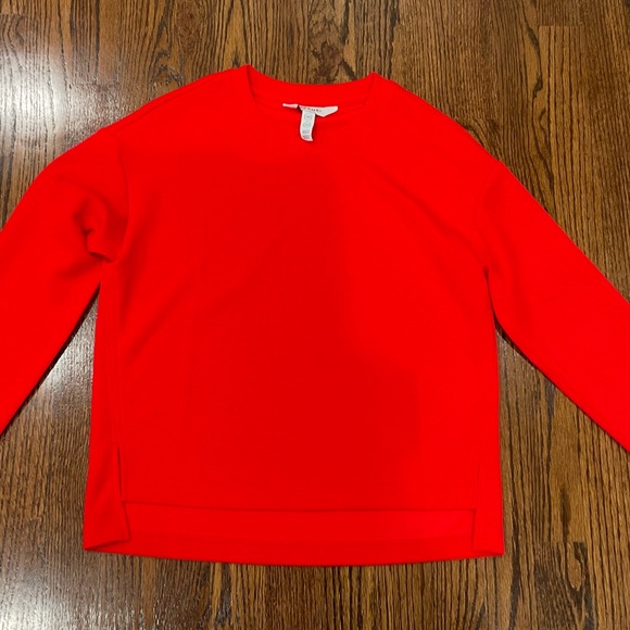SPANX Bright Red Crewneck Cropped Top - Picture 5 of 6